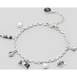 Karl Lagerfeld - Bransoletka. Szare bransoletki damskie KARL LAGERFELD, z kryształem, metalowe. Za 469,90 zł.