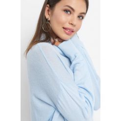 Sweter z kaszmirem i jedwabiem. Niebieskie golfy damskie Orsay, s, z dzianiny. Za 159,99 zł.