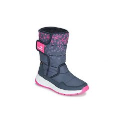 Śniegowce Dziecko Kangaroos K-FLUFF RTX. Niebieskie kozaki dziewczęce KangaROOS, bez wzorów, bez obcasa. Za 239,00 zł.
