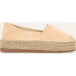 Answear - Espadryle Sweet Shoes. Brązowe espadryle damskie ANSWEAR, bez wzorów, z gumy, bez obcasa, na obcasie. W wyprzedaży za 79,90 zł.
