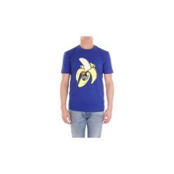 T-shirty z krótkim rękawem Love Moschino M473169E1811. Niebieskie t-shirty męskie Love Moschino, xl, bez wzorów, bez kołnierzyka, krótkie. Za 225,45 zł.