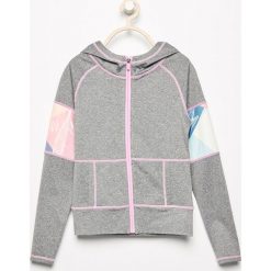 Bluzy dziewczęce: Sportowa bluza be active – Szary