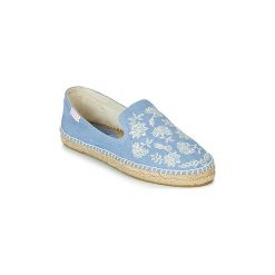 Espadryle Banana Moon IASMIN. Niebieskie espadryle damskie Banana Moon, bez wzorów, bez obcasa. W wyprzedaży za 167,20 zł.