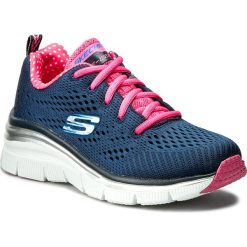 Buty do fitnessu damskie: Buty SKECHERS - Statement Piece 12704/NVHP Navy/Hot Pink