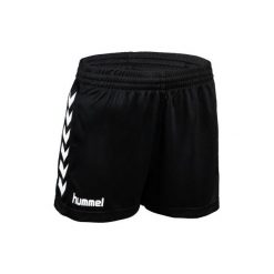 Spodenki do piłki ręcznej core damskie. Spodenki sportowe damskie Hummel, xs, bez wzorów, sportowe, do piłki ręcznej. Za 69,99 zł.