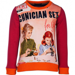 Bluza "Technicolor Girls" z kolorowym wzorem. Różowe bluzy niemowlęce 4FunkyFlavours Kids, w kolorowe wzory. W wyprzedaży za 102,95 zł.