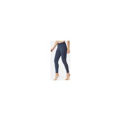 Legginsy Slim 7/8 Gym & Pilates 520 damskie. Niebieskie legginsy sportowe damskie NYAMBA, xl, bez wzorów, z elastanu, na jogę i pilates. Za 84,99 zł.