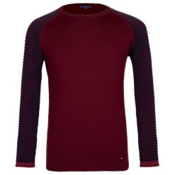 Paul Parker Sweter Męski L Burgundowy. Czerwone swetry klasyczne męskie Paul Parker, l, w paski. Za 169,00 zł.