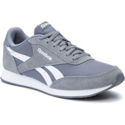 Sportowe REEBOK DV7286 ROYAL CL JOGGER. Szare buty sportowe damskie Reebok, bez wzorów, ze skóry, sportowe. Za 199,99 zł.