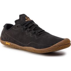 Buty MERRELL - Vapor Glove 3 Luna Lth J32936 Black. Czarne buty sportowe damskie marki Merrell, bez wzorów, ze skóry, sportowe, do biegania. Za 399,00 zł.