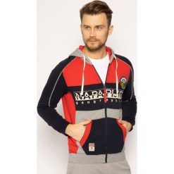 Bluza Napapijri Bishop FZH NP0A4E23R. Bluzy męskie Napapijri, m, bez wzorów, z bawełny, bez kołnierzyka, bez rękawów, bez kaptura. W wyprzedaży za 499,00 zł.