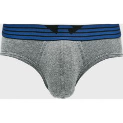 Emporio Armani - Slipy (2-pack). Niebieskie slipy męskie Emporio Armani, s, bez wzorów, z elastanu. W wyprzedaży za 149,90 zł.