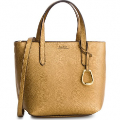 Torebka LAUREN RALPH LAUREN - Mini Tz Tote 431730284006 Bronze/Black. Żółte torebki klasyczne damskie Lauren Ralph Lauren, bez wzorów, ze skóry ekologicznej, klasyczne, duże, bez dodatków. Za 649,00 zł.