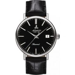 Zegarek Atlantic Męski Seacrest 50354.41.61 Szafirowe szkło czarny. Czarne zegarki męskie Atlantic, szklane. Za 1165,00 zł.