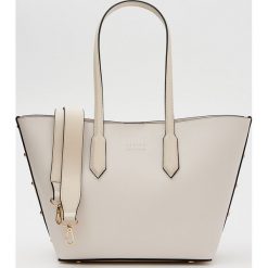 Torebka shopper z dodatkową mini torebką - Biały. Białe torby damskie na zakupy Mohito, bez wzorów, bez dodatków. Za 119,99 zł.
