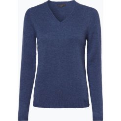 Franco Callegari - Damski sweter z wełny merino, niebieski. Niebieskie swetry klasyczne damskie Franco Callegari, s, z dzianiny. Za 229,95 zł.