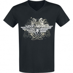 Amon Amarth Horns T-Shirt czarny. Czarne koszulki męskie marki Amon Amarth, l, bez wzorów, bez kołnierzyka. Za 62,90 zł.