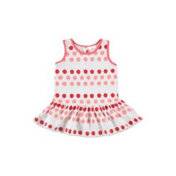 Sukienki niemowlęce: anna & tom Mini Girls Sukienka w kropki kolor różowy