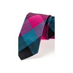 Krawat męski RUBI. Szare krawaty męskie marki HisOutfit, bez wzorów, z materiału. Za 129,00 zł.