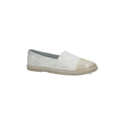 Tomsy damskie: Espadryle Casu Srebrne espadryle slip on DD1833-21