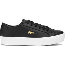 Lacoste Ziane Plus Grand 120 Tenisówki Czarny. Czarne trampki i tenisówki damskie Lacoste, bez wzorów, ze skóry, bez zapięcia. Za 404,95 zł.
