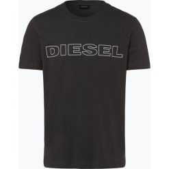 Diesel - T-shirt męski, szary. Szare t-shirty męskie Diesel, s, bez wzorów, klasyczne, z klasycznym kołnierzykiem. Za 149,95 zł.