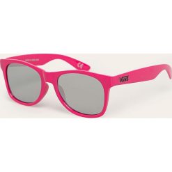 Vans - Okulary. Różowe okulary przeciwsłoneczne męskie Vans, z materiału, prostokątne. Za 59,90 zł.