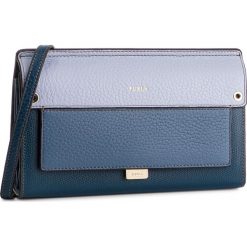 Torebka FURLA - Like 1007278 B BLM7 AHC Atlantico f/Piomo/Violetto. Niebieskie listonoszki damskie marki Furla, bez wzorów, ze skóry, bez dodatków. Za 1240,00 zł.
