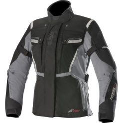 Kurtka tekstylia ALPINESTARS STELLA BOGOTA V2 DRYSTAR kolor czarny/szary, rozmiar XL. Szare kurtki damskie Alpinestars, xl, bez wzorów, z materiału, bez kaptura. W wyprzedaży za 939,01 zł.