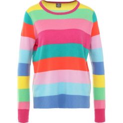 Swetry klasyczne damskie: FTC Cashmere STRIPEY Sweter pink