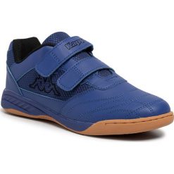 Sneakersy KAPPA - Kickoff Oc T 260695T Blue/Black 6011. Niebieskie trampki chłopięce Kappa, bez wzorów, ze skóry ekologicznej, na rzepy. W wyprzedaży za 79,00 zł.