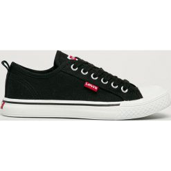 Levi's - Tenisówki dziecięce. Białe trampki dziewczęce Levi's®, bez wzorów, z gumy, na sznurówki. W wyprzedaży za 139,90 zł.