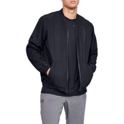 Under Armour Unstoppable Essential Bomber 1345610-001 kurtka męskie czarne M. Czarne kurtki męskie Under Armour, m, bez wzorów, z poliesteru, bez kaptura. W wyprzedaży za 219,99 zł.