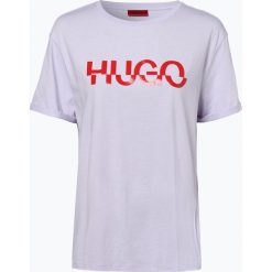 HUGO - T-shirt damski – Denalisa_4, lila. T-shirty damskie HUGO, s, bez wzorów, bez kołnierzyka. Za 139,95 zł.