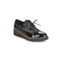 Derby Philippe Morvan DARIX2 V3 VERNIS. Czarne półbuty damskie Philippe Morvan, bez wzorów, bez obcasa, bez zapięcia. Za 535,20 zł.