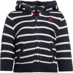 Polo Ralph Lauren HOODIE BABY Kardigan navy/white. Niebieskie swetry chłopięce marki Polo Ralph Lauren, z bawełny, polo. Za 269,00 zł.