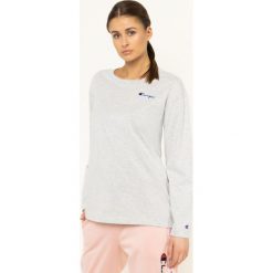 Bluzka Champion Small Script Logo 110994. Szare bluzki damskie Champion, m, bez wzorów, z bawełny, bez kołnierzyka, bez rękawów. W wyprzedaży za 129,00 zł.