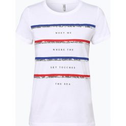 ONLY - T-shirt damski – Kita, biały. Białe t-shirty damskie ONLY, xs, bez wzorów, bez kołnierzyka. Za 69,95 zł.