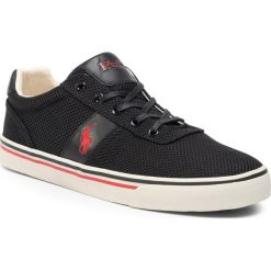 Tenisówki POLO RALPH LAUREN - Hanford 816764258002 Black. Czarne półbuty męskie Polo Ralph Lauren, na co dzień, bez wzorów, z gumy, bez zapięcia. W wyprzedaży za 249,00 zł.