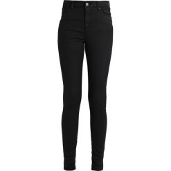 Topshop Tall JAMIE Jeansy Slim Fit coated black. Czarne jeansy damskie marki Topshop Tall. Za 249,00 zł.