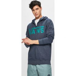Vans - Bluza. Szare bluzy męskie Vans, s, z nadrukiem, z bawełny, z kapturem, bez rękawów, z kapturem. W wyprzedaży za 219,90 zł.