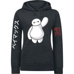 Big Hero 6 Baymax - Hello Bluza z kapturem damska czarny. Czarne bluzy rozpinane damskie Big Hero 6, s, z motywem z bajki, z kapturem. Za 164,90 zł.