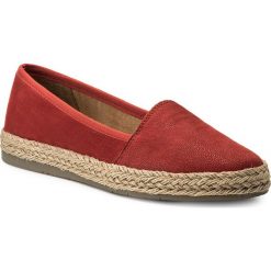 Espadryle LASOCKI - WI16-217293 Czerwony. Czerwone tomsy damskie Lasocki, ze skóry, na płaskiej podeszwie. W wyprzedaży za 99,99 zł.