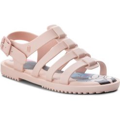 Sandały MELISSA - Flox + Disney Ad 32373 Light Pink 01276. Różowe klapki damskie Melissa, z motywem z bajki, z tworzywa sztucznego, bez obcasa. W wyprzedaży za 349,00 zł.