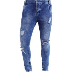 Jeansy męskie: SIKSILK FLORAL SPRING HAREEM Jeans Skinny Fit midstone