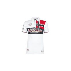 Koszulki polo z krótkim rękawem Geographical Norway KOALA. Białe koszulki męskie marki Geographical Norway, s, bez wzorów, polo, z krótkim rękawem, krótkie. Za 129,00 zł.
