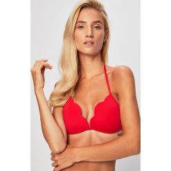 Seafolly - Biustonosz kąpielowy Petal Edge Fixed Tri. Czarne stroje kąpielowe damskie Seafolly, bez wzorów, z elastanu. W wyprzedaży za 239,90 zł.