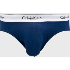 Calvin Klein Underwear - Slipy (2-pack). Szare slipy męskie Calvin Klein Underwear, s, bez wzorów, z elastanu. W wyprzedaży za 99,90 zł.