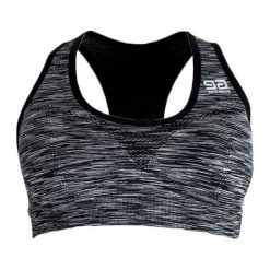 Biustonosze sportowe: GATTA Biustonosz Sport Bra GA 0S Black Melange r. S
