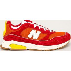New Balance - Buty MSXRCSLF. Czerwone buty sportowe męskie New Balance, ze skóry, na sznurówki. W wyprzedaży za 299,90 zł.